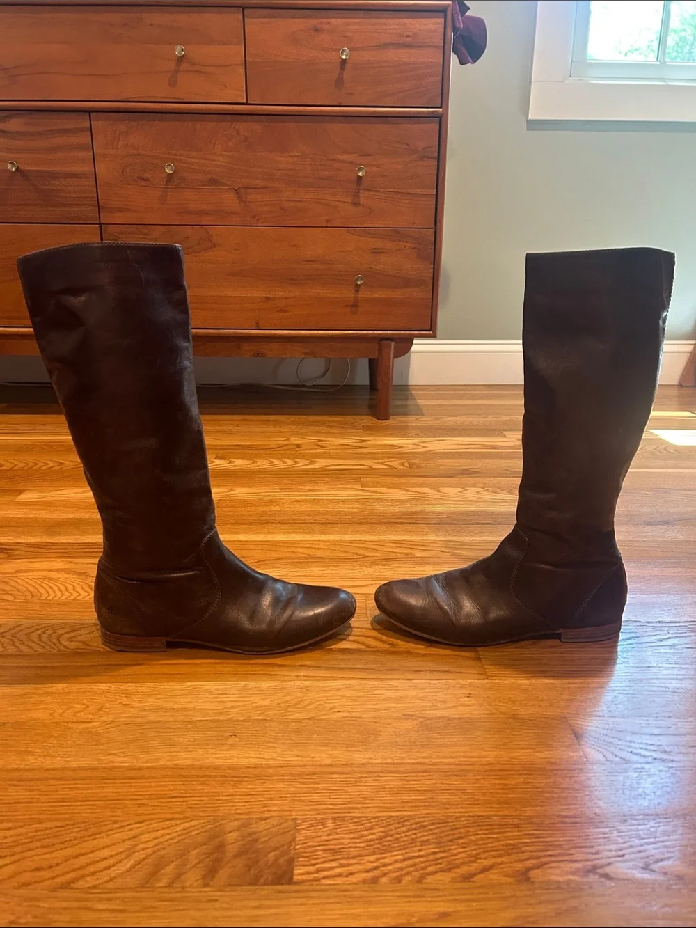 Frye Women's Tall Brown Leather Boots
